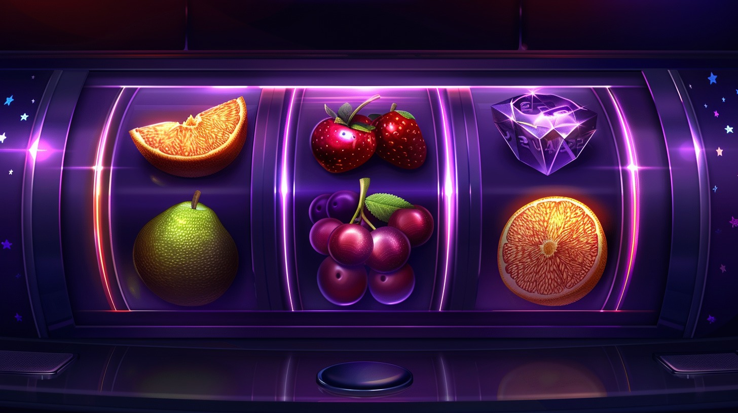 Colorful online slot machine with fruit